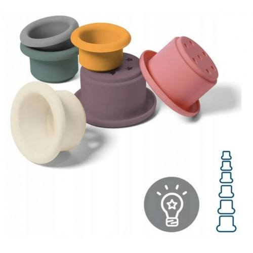 BabyOno Silikónové hrnčeky do vody - CUP INTO