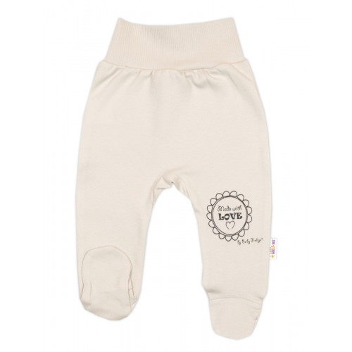 Súpravička do pôrodnice 5D Made with love, béžová, cappuccino