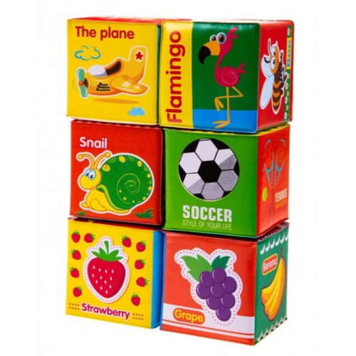 Edukačné kocky 6ks