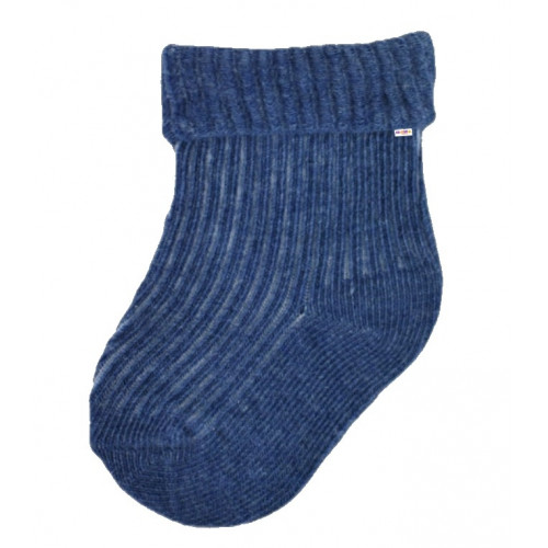 Dojčenské ponožky, Baby Nellys, jeans, veľ. 3-6 m