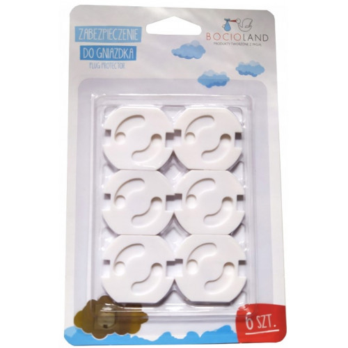 Ochrana zásuviek, 6 ks v balení