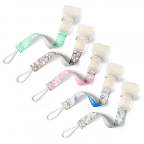 Opasok na cumlík s klipsou BabyOno, mätový