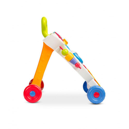 Detské interaktívne chodítko, stolček so zvukmi, dúhové