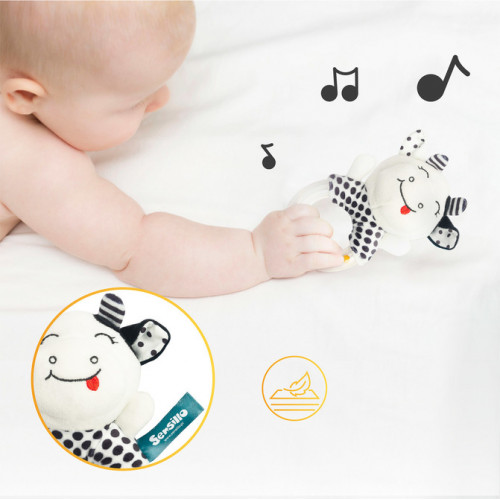 Senzorická hrkálka black&white - Levík