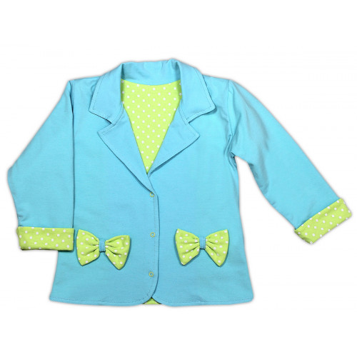 Kabátik/sáčko NICOL KVETINKA - sv. modrá, vel. 86