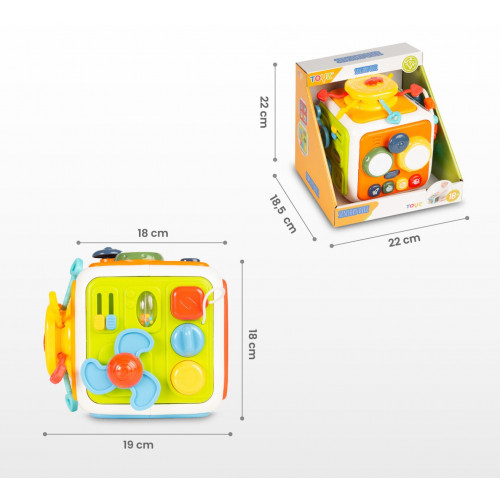 Senzorická kocka pre bábätká