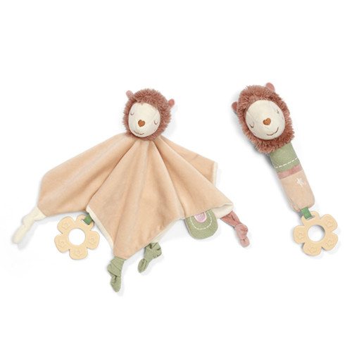 Plyšová hračka/prítulníček LAMA LUNA držiakom na cumlík, béžová