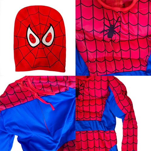 Detský kostým Svalnatý Spiderman 98-110- S