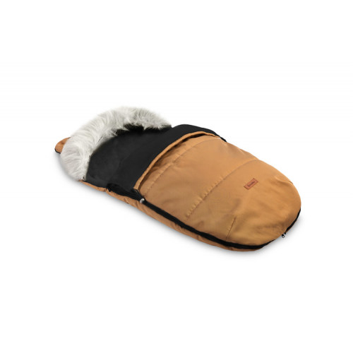 Zimný fusák s kožušinou 100x50cm, camel