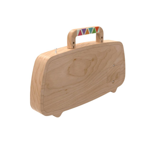 Montessori Activity board Drevené FM rádio