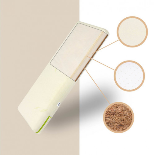 Matrac 90x40cm Aloe Latex. pena, kokos