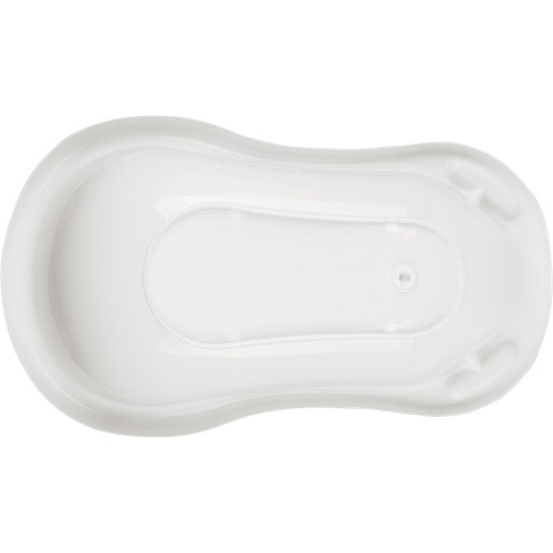 Detská vanička s výpustou, 84 cm Rainbow - biela