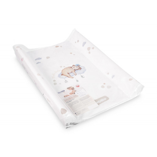 Prebaľovacia podložka, tvrdá 70 x 49 x 9,5 cm - Medvedík