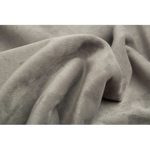 Plyšová obojstranná deka 80x100 cm, šedá/krémová