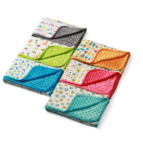 Luxusné obojstranná dečka - Mink oranžová