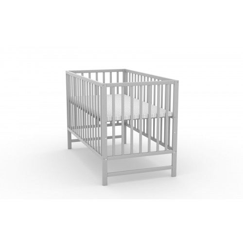 Postieľka pre bábätko Nature 120x60cm - sivá