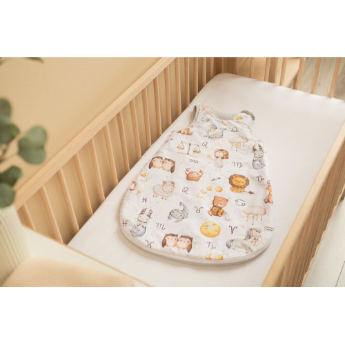 Spací vak mušelín, bavlna, Zverokruh, 70x45cm, S - šedý