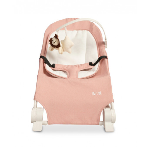 Dojčenské lehátko, ergonomické Pine - ružové