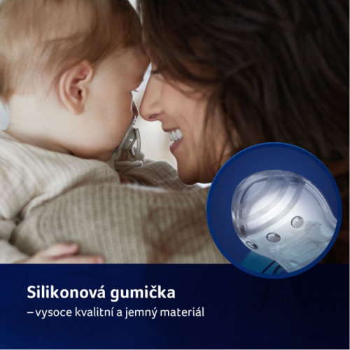 Lovi Silikónové dynamické cumlíky 3-6m, Stardust - fialové