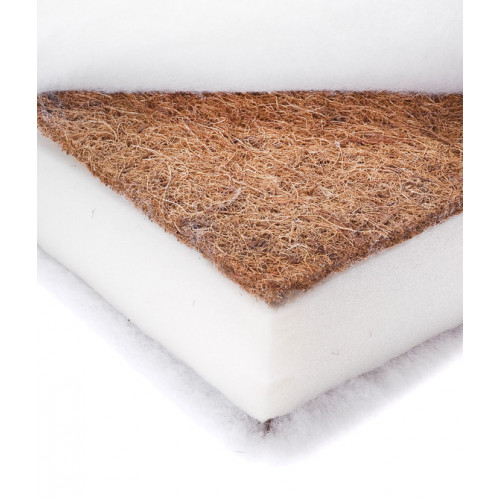 Detský matrac aloe kokos, pena, kokos, 120x60x11cm