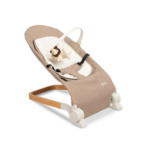 Dojčenské lehátko, ergonomické Pine - béžové