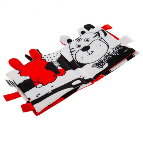 Mäkká, šuštiaca, kontrastná knižka - Konik