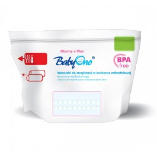 Výhodná sada - 3 x bal. Sáčky do mikrovlnnej rúry na sterilizáciu, BabyOno