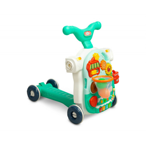 Multifunkčné chodítko 5v1 - tyrkys, zelené