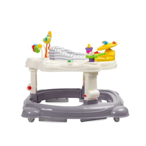 Chodítko pre bábätko HIPHOP 3v1 - šedé