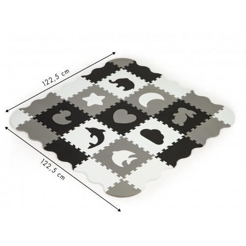 Penové puzzle, podložka pre deti Animals. 25 dielov