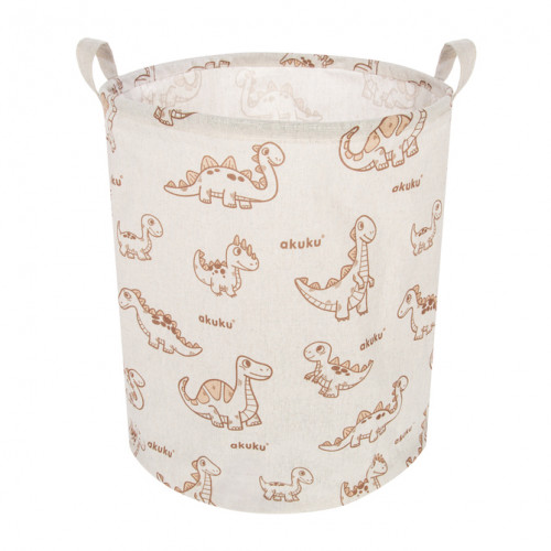 Kôš na hračky, skladací - Dino béžový
