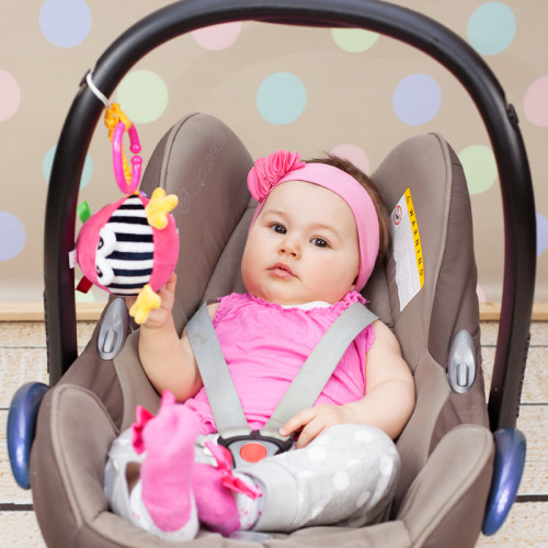 Hencz Toys Plyšová závesná hračka - Balónik s očká - mix farieb