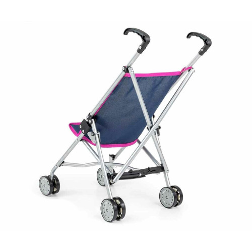 Golfový kočík pre bábiky Milly Mally Julia Prestige, navy/ružová