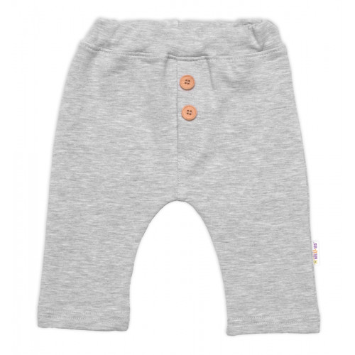 4D sada pre chlapčekov Baby Elegán - šedý melír, veľ. 62
