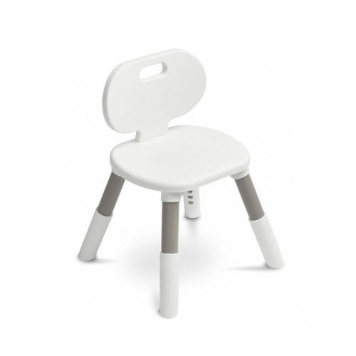 Detská sada nábytku Lara - Stôl a stolička - sivá, biela