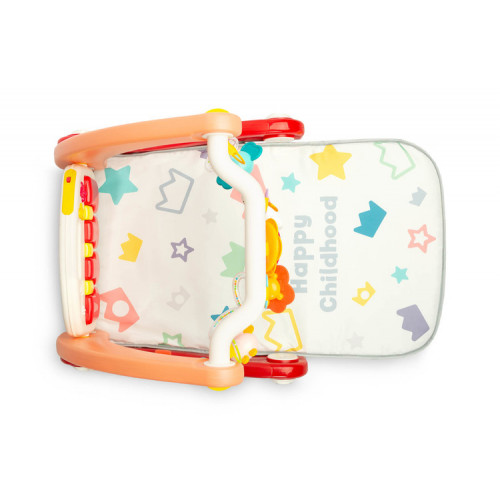 Chodítko pre deti, hracia deka, 2v1 - ružové