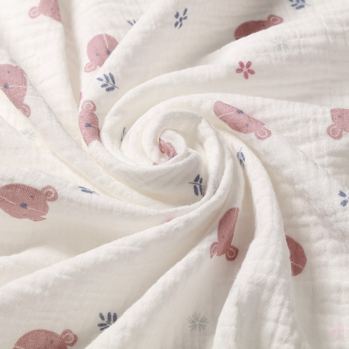 Mušelínové - super mäkké plienky BabyOno, 3ks - pudrová