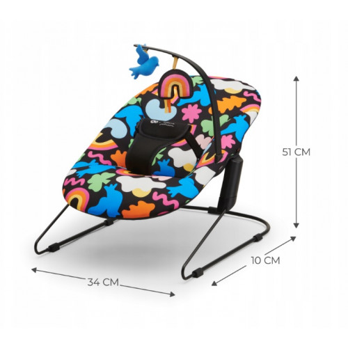 Hojdacie lehátko Kinderkraft, Calmee HAPPY SHAPES