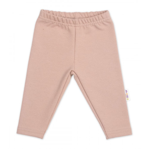 Bavlnená sada, 3D, tunika, legíny, turban - púdrovo ružová