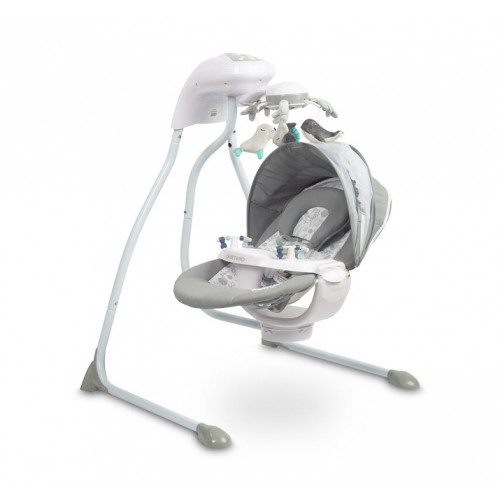 Elektronická hojdačka s kolotočom RAFFI - grafit