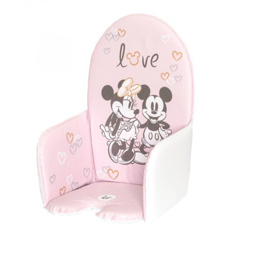 Vložka do jedálenskej stoličky Minnie Mouse, púdrovo ružová