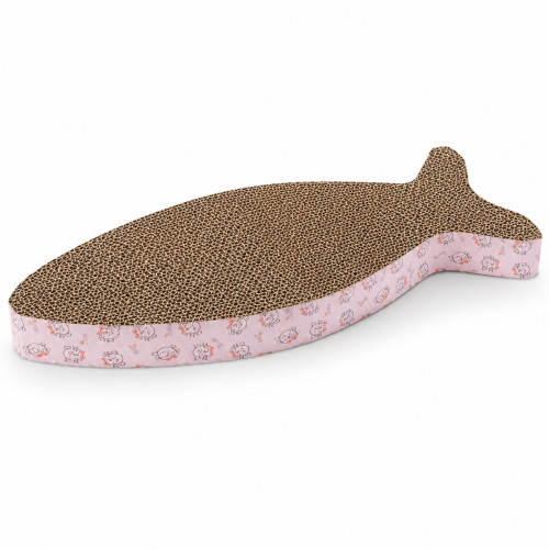 Kartónové škrabadlo FISH – pohodlné peliešok pre každú mačku