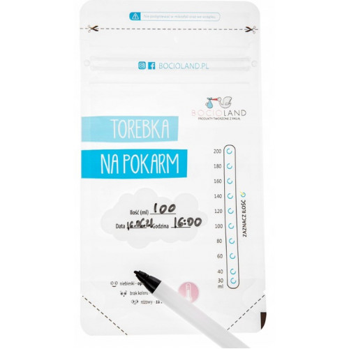 BocioLand Vrecká na mlieko 200 ml - 30 ks