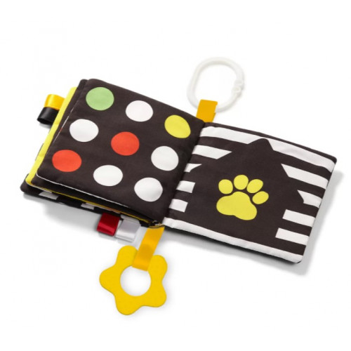 BabyOno Mäkká senzorická knižka - My Contrast book