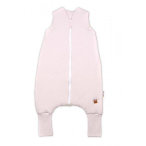 Teplý spací vak so zahrnovacími nohavičkami, Soft Hand Made, púdrovo ružový, veľ. S