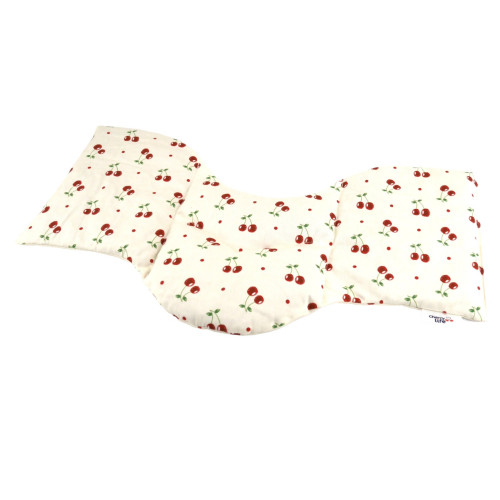 Ramenný nahrievací pás s čerešňovými kôstkami, termofor -  Cherry life, ecru