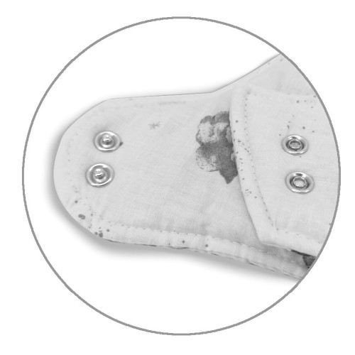 Spací vak, bavlna, 74 cm, Kačičky - biela, béžová