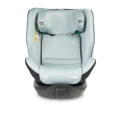 Autosedačka Lumi i-Size 40 - 150 cm, Isofix, 360 °, rastová, od 0m + do 12 rokov - zelená