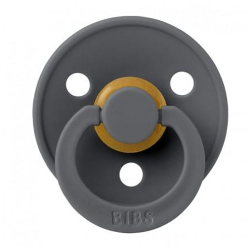 Kaučukový cumlík BIBS, 0 - 6 m, grafitový