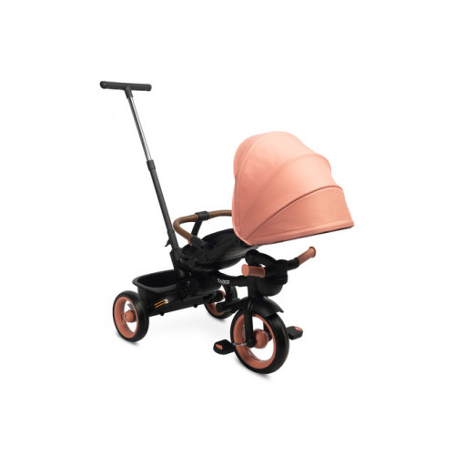 Multifunkčná detská trojkolka SABER - růžová, čierna